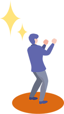 キラキラした男性